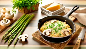 recetas en sartén de risotto